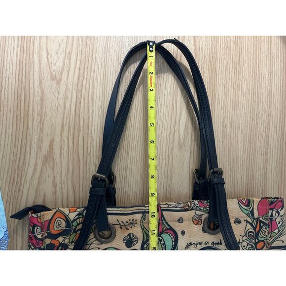 Sakroots Love Song Pattern Shoulder Bag Purse - Picture 7 of 14